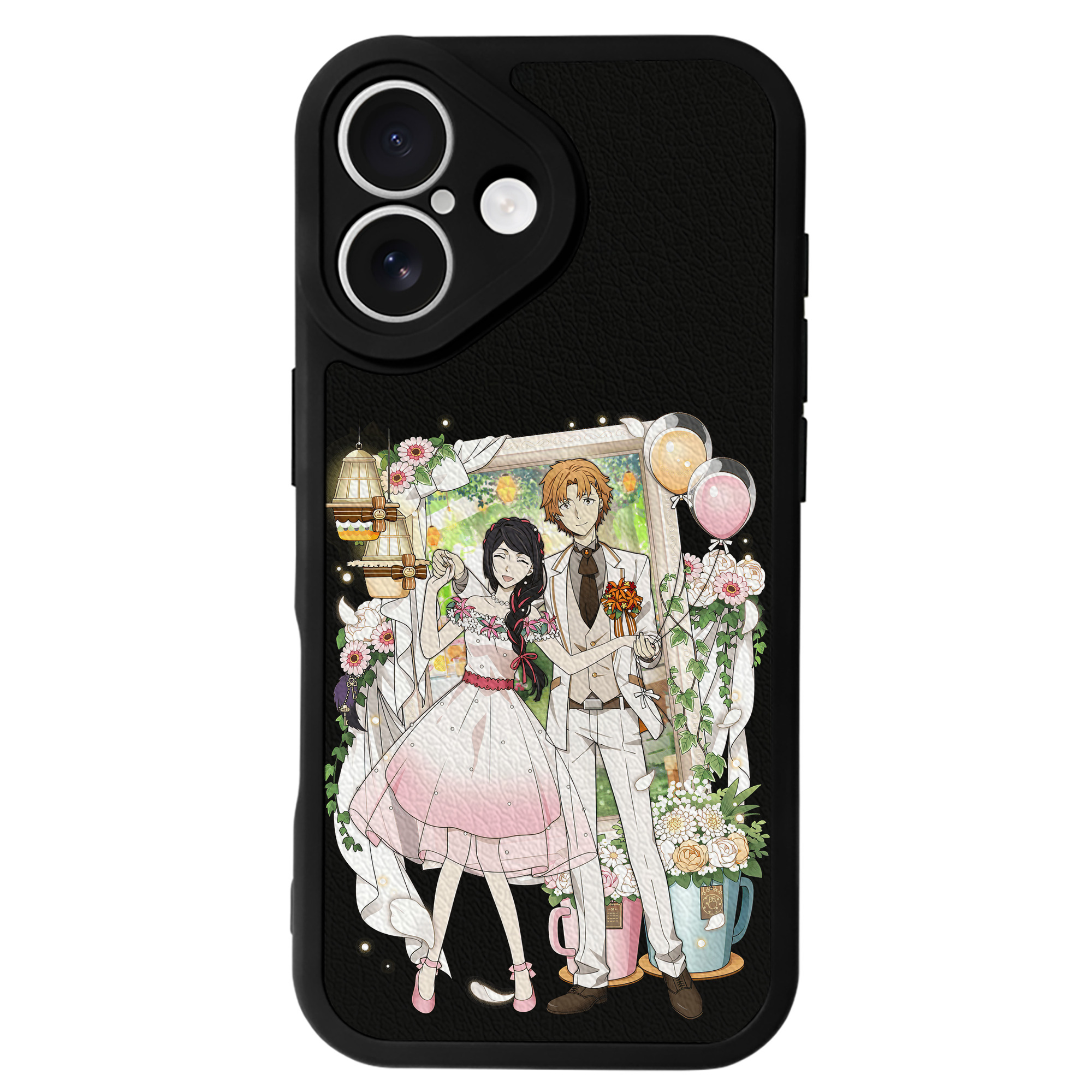 （画像用） 文豪ストレイドッグス Bungo Stray Dogs 【iPhone 16シリーズ対応】シリコンスマホケース（レザー調） 材質：シリコン